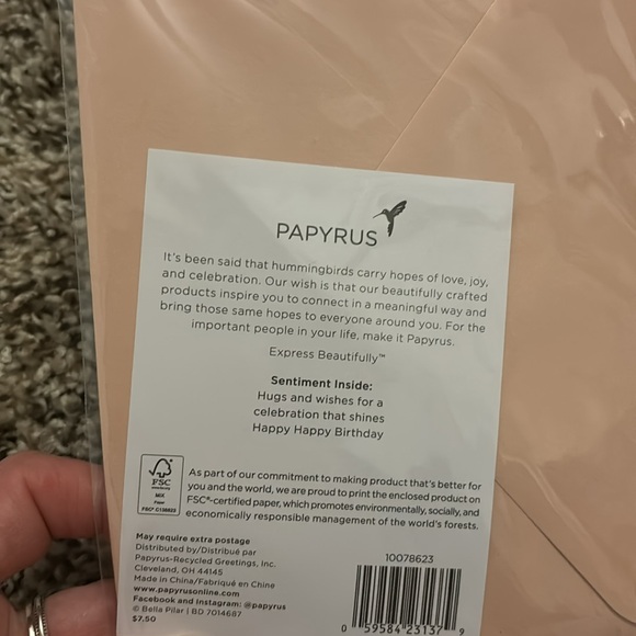 🆕PAPYRUS Fashionista Birthday Card - Picture 3 of 3